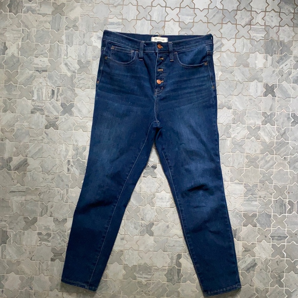 Madewell Women's High Rise Jeans - Dark Blue